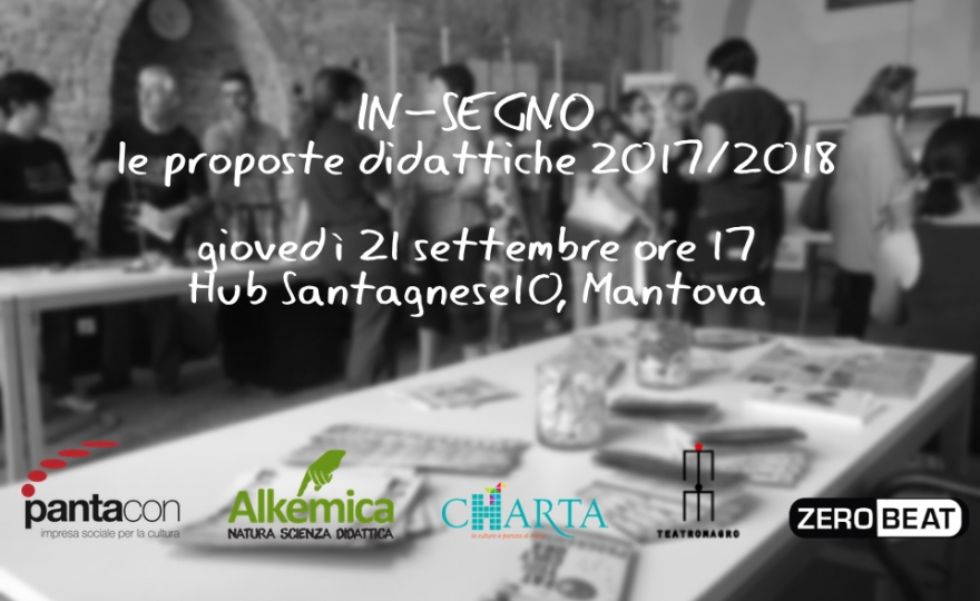 In-Segno: la presentazione delle proposte didattiche delle cooperative del consorzio Pantacon, giovedì 21 settembre alle 17